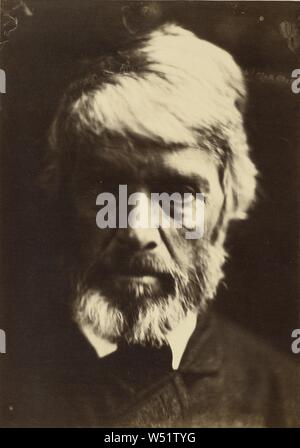 Thomas Carlyle, Julia Margaret Cameron (britannique, né en Inde, 1815 - 1879), Londres, Angleterre, 1867, à l'albumine argentique, 36,7 × 25,9 cm (14 7/16 × 10 3/16 po Banque D'Images