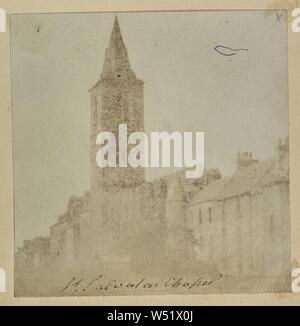 Saint Salvator's College Chapel du sud-est., Robert Adamson (Écossais, 1821 - 1848), 1842, à partir d'une impression sur papier salé Calotype négatif, 8,4 × 8,3 cm (3 5/16 x 3 1/4 in Banque D'Images