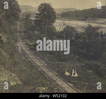 Delaware Water Gap. Vue depuis près de la maison Kittating, à la Nord., Edward et Henry T. Anthony & Cie (American, 1862 - 1902), à propos de 1864, à la main, à l'albumine argentique Banque D'Images