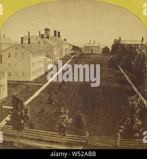 Famille d'église de l'Office. Shaker Village, Canterbury, New Hampshire, Willis G.C. Kimball (américain, 1843 - 1916), vers 1878, à l'albumine argentique Banque D'Images