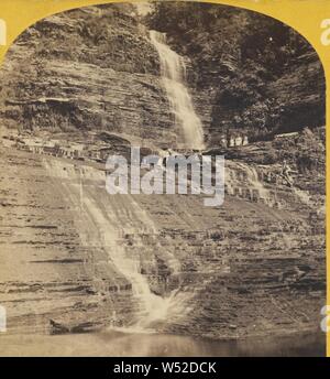 Les chutes et cascades d'Hector, Seneca Lake., G. W. Robinson (États-Unis, actif 1870), années 1870, à l'albumine argentique Banque D'Images