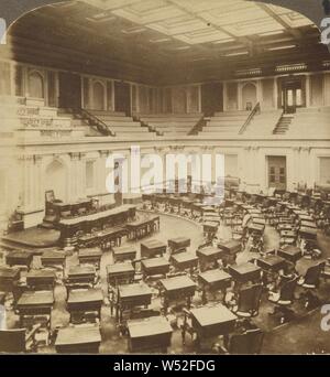 Du Sénat, dans le Capitole, célèbre scène de débats, Washington, D.C., Underwood & Underwood (américain, 1881 - 1940), vers 1905, tirage argentique Banque D'Images