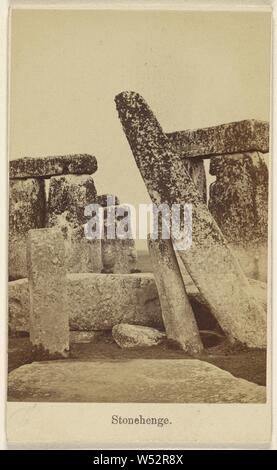 Stonehenge., George Washington Wilson (Scottish, 1823 - 1893), 1864-1865, à l'albumine argentique Banque D'Images