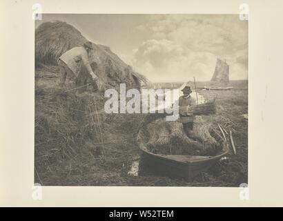 L'Ricking Reed, Peter Henry Emerson (britannique, né à Cuba, 1856 - 1936), Londres, Angleterre, 1886, épreuve au platine, 23,2 × 28,4 cm (9 1/8 x 11 3/16 po Banque D'Images