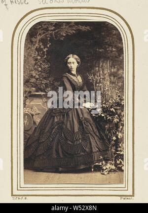 Alice (1843 - 1878), grande-duchesse de Hesse, Camille Silvy (Français, 1834 - 1910), France, 1861, à l'albumine argentique, 11,4 × 6,4 cm (4 1/2 x 2 1/2 po Banque D'Images