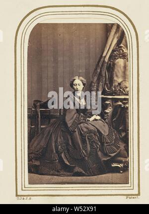 Alice (1843 - 1878), grande-duchesse de Hesse, Camille Silvy (Français, 1834 - 1910), France, 1861, à l'albumine argentique, 11,4 × 6,4 cm (4 1/2 x 2 1/2 po Banque D'Images