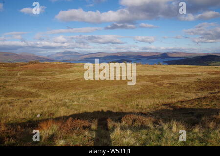 Le Loch Lomond et Cowal façon. La péninsule de Cowal. Highlands. L'Écosse. UK Banque D'Images