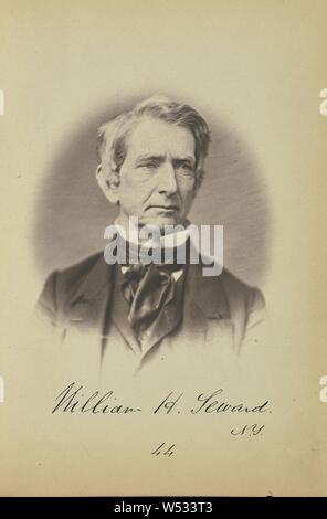 Wm. H. Seward, James Earle McClees (américain, 1821 - 1887), Julien Vannerson (américain, 1827 - après 1875), Washington, District of Columbia, United States, 1859, impression sur papier salé, 10,5 × 8,4 cm (4 1/8 x 3 5/16 in Banque D'Images