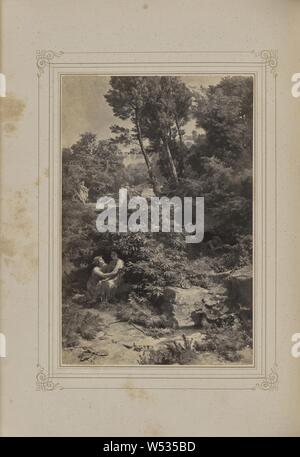 Die Götter Griechenlands, Josef Albert (Allemand, 1825 - 1886), Stuttgart, Allemagne, 1859-1862, à l'albumine argentique, 11,5 × 14,3 cm (4 1/2 x 5 5/8 po Banque D'Images