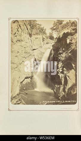 Rainbow Falls, Manitou, Joseph Collier (Américain, né en Écosse, 1836 - 1910), Manitou Springs, Colorado, United States, 1874, à l'albumine argentique, 11,4 × 9 cm (4 1/2 x 3 9/16 in Banque D'Images