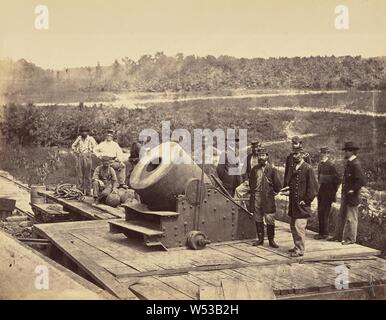 Dictateur de mortier, en face de Petersburg, David Knox (États-Unis, actif 1860), Alexander Gardner (Américain, né en Écosse, 1821 - 1882), Washington, District of Columbia, United States, octobre 1864, à l'albumine argentique, 17,2 × 22,5 cm (6 3/4 x 8 7/8 po Banque D'Images