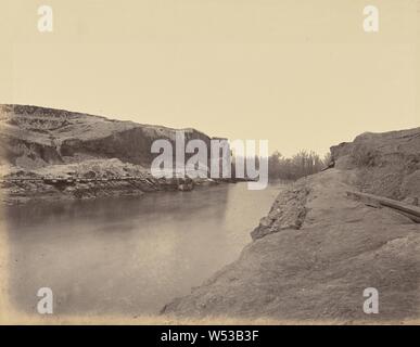 Dutch Gap Canal, James River, Virginia, John Reekie (États-Unis, actif 1860), Alexander Gardner (Américain, né en Écosse, 1821 - 1882), Washington, District of Columbia, United States, mars 1864, à l'albumine argentique, 17,7 × 22,9 cm (6 15/16 x 9 dans Banque D'Images