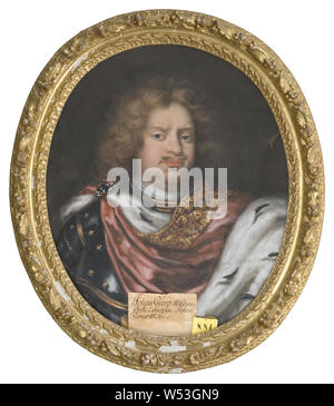 Attribué à David von Krafft, Johan Georg III, 1647-1691, conservateur de la Saxe, peinture, huile sur toile, hauteur, 75 cm (29,5 po), largeur, 62 cm (24,4 pouces) Banque D'Images