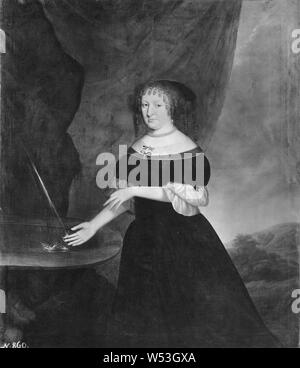 Salomon Duarte, Sofia Augusta, 1630-1680, princesse de Holstein-Gottorp duchesse d'Anhalt-Zerbst, peinture, huile sur toile, hauteur, 151 cm (59,4 po), largeur, 129 cm (50,7 pouces), Banque D'Images