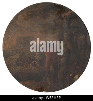 Bambocciata, paysage, huile sur toile collée sur bois, hauteur, 26,5 cm (10,4 pouces) de largeur, Banque D'Images