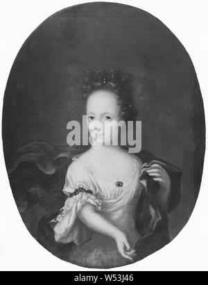 Attribué à David Klöcker Ehrenstrahl, La Reine Ulrika Eleonora dy, Ulrika Eleonora dy, 1688-1741, Reine de Suède, peinture, portrait, Ulrika Eleonora, huile sur toile, hauteur, 83 cm (32,6 cm, largeur, 64 cm (25,1 pouces), signé, D. Klöcker Ehrenstrahl Banque D'Images