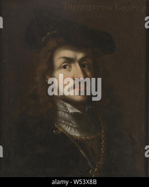 Theophrastus Bombastus von Hohenheim, appelé Paracelcus, von Hohenheim, appelé Paracelse Teofrastus, 1493-1541, peinture, Paracelse, l'huile, hauteur, 60 cm (23,6 po), largeur, 51 cm (20 pouces) Banque D'Images