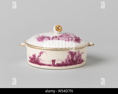 Beurrier Porcelaine avec Couvercle