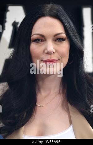 Laura Prepon aux arrivées d'ORANGE EST LE NOUVEAU NOIR dernière saison Premiere, Alice Tully Hall au Lincoln Center, New York, NY 25 juillet 2019. Photo par : Kristin Callahan/Everett Collection Banque D'Images