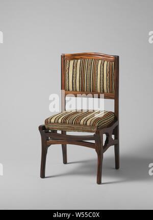 Chaise, fauteuil., Carel Adolph Lion Cachet, Pays-Bas), ch. 1915 - c. 1925, H 92 cm × w 48 cm × d 52 cm Banque D'Images