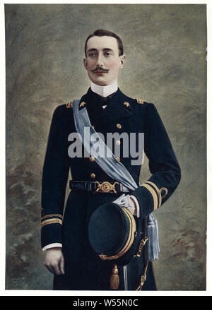 Prince Luigi Amedeo, Duc des Abruzzes (29 janvier 1873 - 18 mars 1933) était un alpiniste italien et explorateur, infante d'Espagne brièvement en tant que fils d'Amadeo I d'Espagne, membre de la maison royale de Savoie et cousin du roi italien Victor Emmanuel III. Banque D'Images
