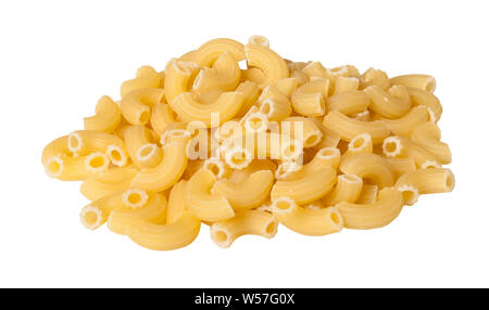 Elbow macaroni pile Banque D'Images