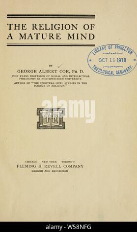 L'homme et son père divin : Clarke, John C. C. (John Caldwell Calhoun Banque D'Images