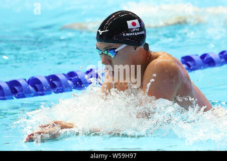 Gwangju, Corée du Sud. 26 juillet, 2019. €Ippei Watanabe (JPN) Natation : 18e Championnats du monde FINA 2019 Gwangju men's 200m brasse finale à l'Aquatics Centre International de Nambu à Gwangju, Corée du Sud . Credit : YUTAKA/AFLO SPORT/Alamy Live News Banque D'Images