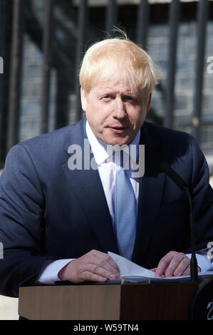 Boris Johnson devient premier ministre UKs Banque D'Images