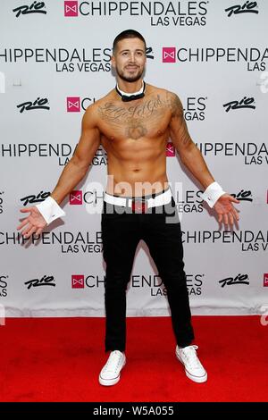 Las Vegas, NV, USA. 26 juillet, 2019. Vinny Guadagnino présents pour Vinny Guadagnino avec Chippendales, Rio All-Suite Hotel & Casino, Las Vegas, NV le 26 juillet 2019. Credit : JA/Everett Collection/Alamy Live News Banque D'Images