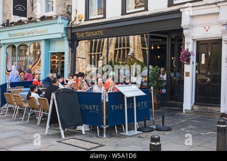 Le restaurant du Sénat Passage Cambridge 2019 St Marys Banque D'Images