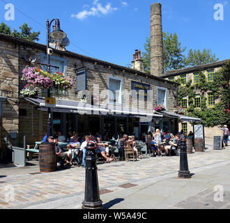 Épaule de mouton public house, St George's Square, Hebden Bridge Banque D'Images