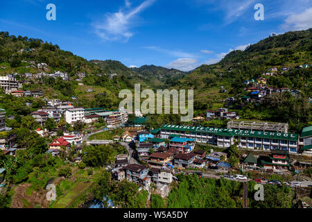 La ville de Banaue, Luzon, Philippines Banque D'Images