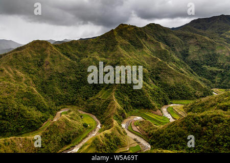 Paysages de montagne, la cordillères des Philippines, Luzon, Philippines Banque D'Images