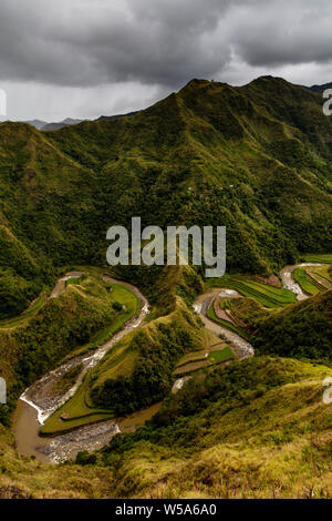 Paysages de montagne, la cordillères des Philippines, Luzon, Philippines Banque D'Images