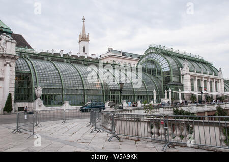 Autour de Vienne - Glasshouse Burggarten Banque D'Images