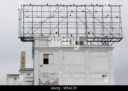 CANAJOHARIE, NEW YORK, États-Unis - 2 JUIN 2018 : Beechnut Corporation était dans ce bâtiment depuis plus de 100 ans. Démoli 2024. Banque D'Images