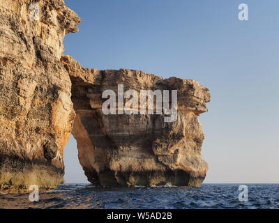 Fenêtre d'azur, Dwejra Bay, Gozo, Malte Banque D'Images