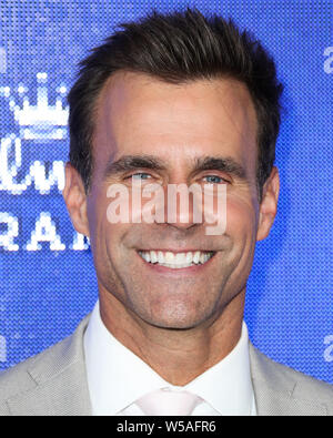 BEVERLY HILLS, LOS ANGELES, CALIFORNIE, USA - 26 juillet : Cameron Mathison arrive à l'Hallmark Channel et marque les films et les Mystères de l'été 2019 le TCA Press Tour qui a eu lieu à une résidence privée le 26 juillet 2019 à Beverly Hills, Los Angeles, Californie, États-Unis. (Photo par Xavier Collin/Image Press Office) Banque D'Images