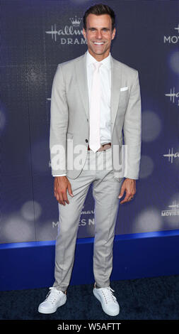 BEVERLY HILLS, LOS ANGELES, CALIFORNIE, USA - 26 juillet : Cameron Mathison arrive à l'Hallmark Channel et marque les films et les Mystères de l'été 2019 le TCA Press Tour qui a eu lieu à une résidence privée le 26 juillet 2019 à Beverly Hills, Los Angeles, Californie, États-Unis. (Photo par Xavier Collin/Image Press Office) Banque D'Images