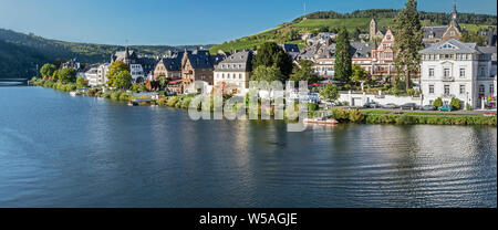 Traben côté de Traben-Trarbach en Allemagne Banque D'Images