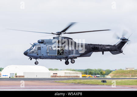Royal Netherlands Air Force en tant que 532U2 Cougar Mk 2 capturés à la 2019 Royal International Air Tattoo à Fairford de la RAF. Banque D'Images