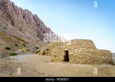 Voir d'anciennes tombes ruche près de Al Ain, ÉMIRATS ARABES UNIS Banque D'Images