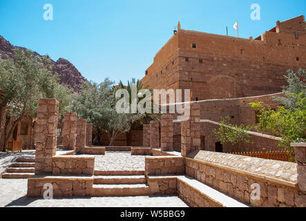 Le monastère Sainte-Catherine près du Mont Sinaï en Egypte Banque D'Images