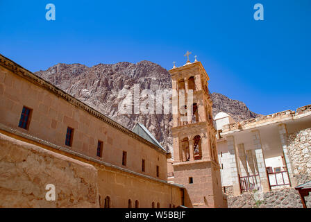 Le monastère Sainte-Catherine près du Mont Sinaï en Egypte Banque D'Images