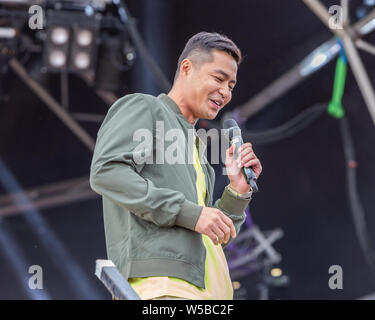 Walton-on-Thames, Dimanche 21 Juillet, 2019. Le Barrio Fiesta London est le plus grand d'Europe la France festival philippine qui est dans sa 35e année. Banque D'Images