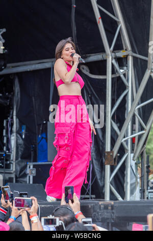 Walton-on-Thames, Dimanche 21 Juillet, 2019. Le Barrio Fiesta London est le plus grand d'Europe la France festival philippine qui est dans sa 35e année. Banque D'Images