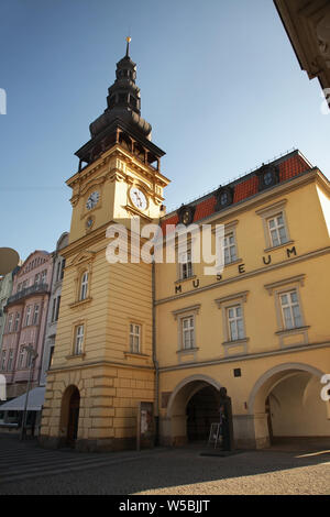 Ancienne maison à la place Masaryk à Ostrava. République tchèque Banque D'Images