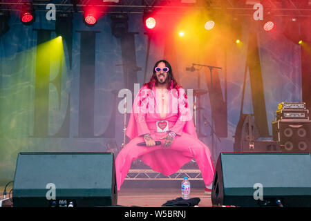 Standon, UK. Samedi 27 juillet 2019. Elvana fonctionne à Standon Composant situé dans le pittoresque en raison de Standon Seigneurie © Jason Richardson / Alamy Live News Banque D'Images