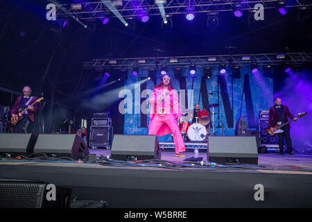 Standon, UK. Samedi 27 juillet 2019. Elvana fonctionne à Standon Composant situé dans le pittoresque en raison de Standon Seigneurie © Jason Richardson / Alamy Live News Banque D'Images